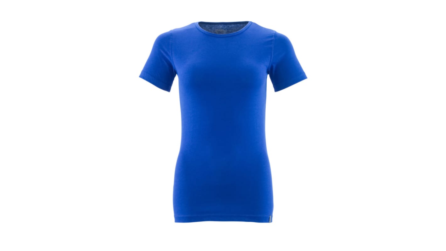 Mascot Workwear Blue Organic Cotton Short Sleeve T-Shirt, UK- L, EUR- L