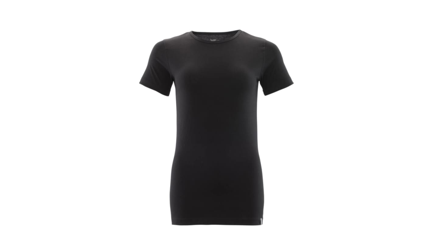 Mascot Workwear Black Organic Cotton Short Sleeve T-Shirt, UK- XXL, EUR- XXL