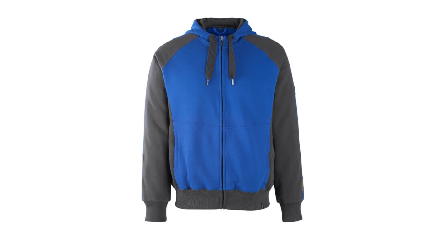 Mascot Workwear 50566 Blue Polyester, Cotton Work Hoodie M