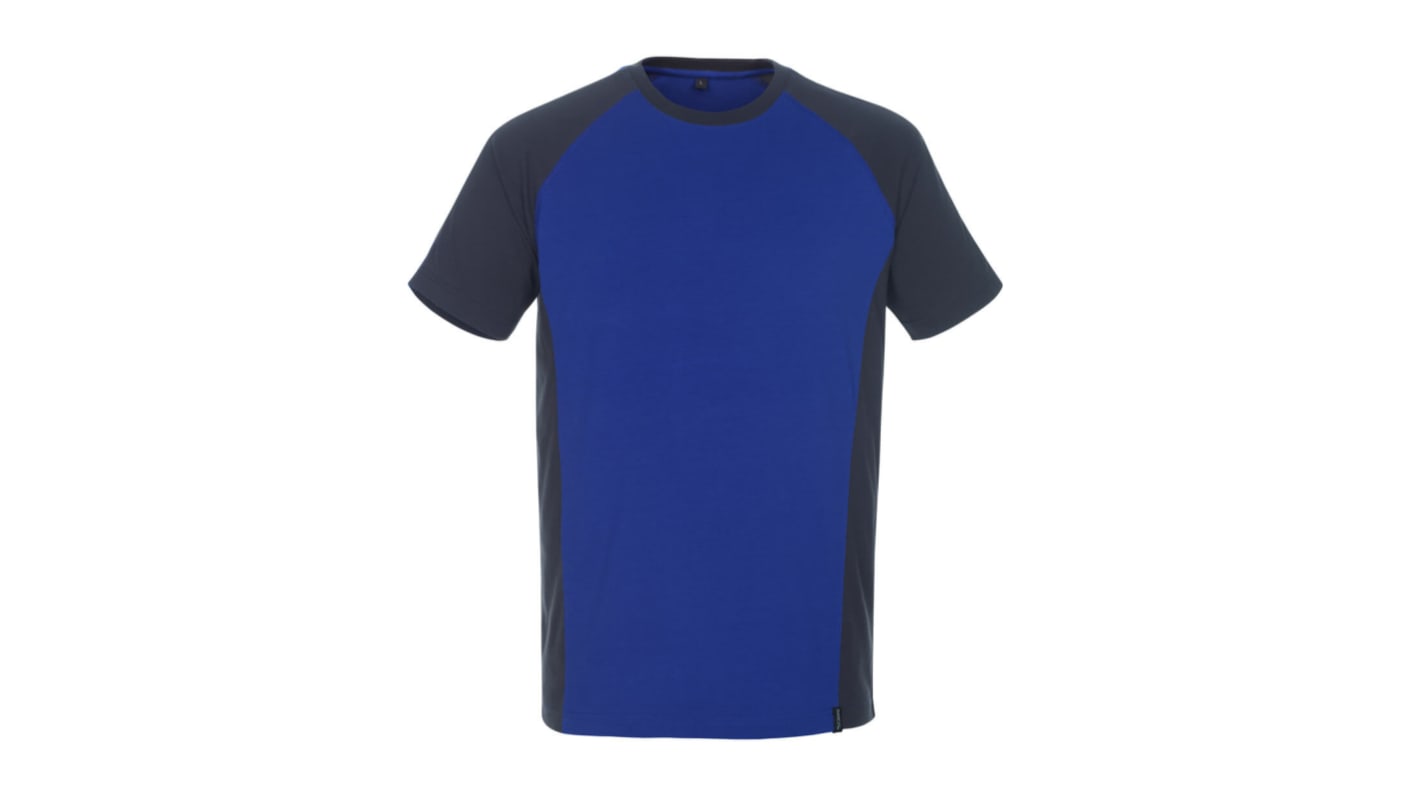 Mascot Workwear Blue Cotton, Polyester Short Sleeve T-Shirt, UK- M, EUR- M