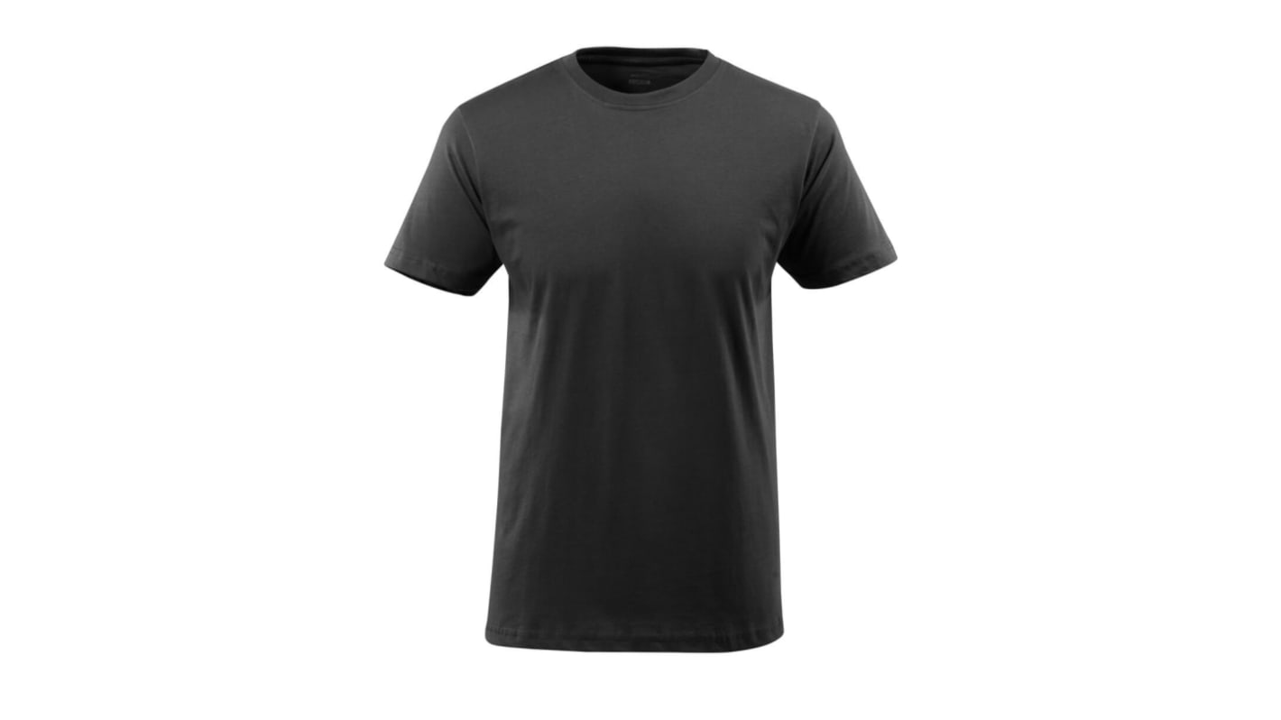 Mascot Workwear Black Cotton Short Sleeve T-Shirt, UK- XL, EUR- XL