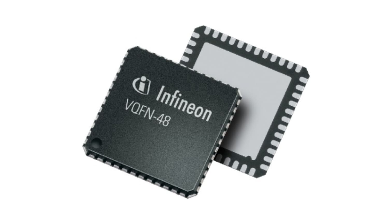 Infineon TLE984x单片机, ARM Cortex M0内核, 48针, VQFN, 最大25MHz, 64 kB 闪存