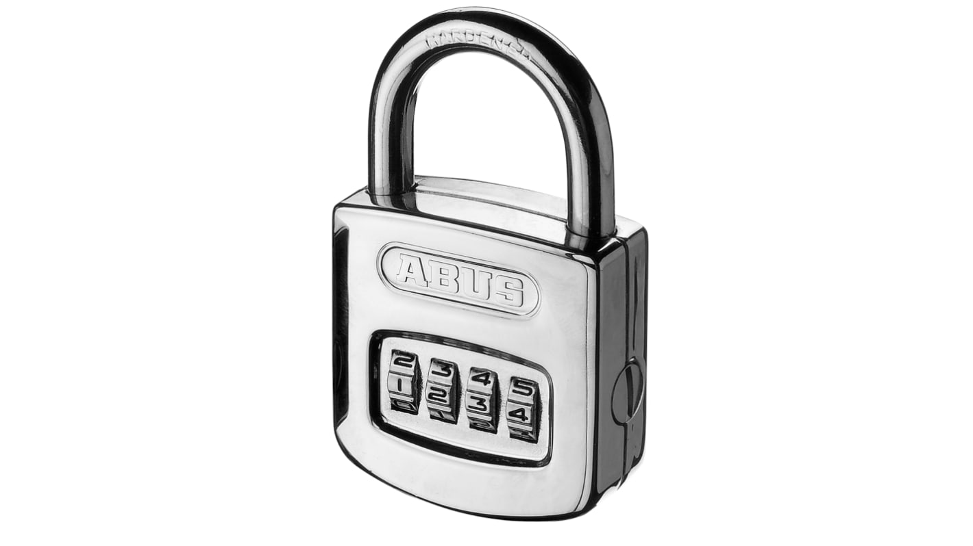 ABUS Key Weatherproof Steel Padlock, 8mm Shackle, 51mm Body