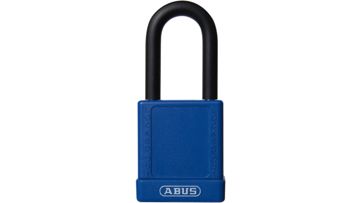 ABUS Key Weatherproof Aluminium Padlock, 7mm Shackle, 40mm Body