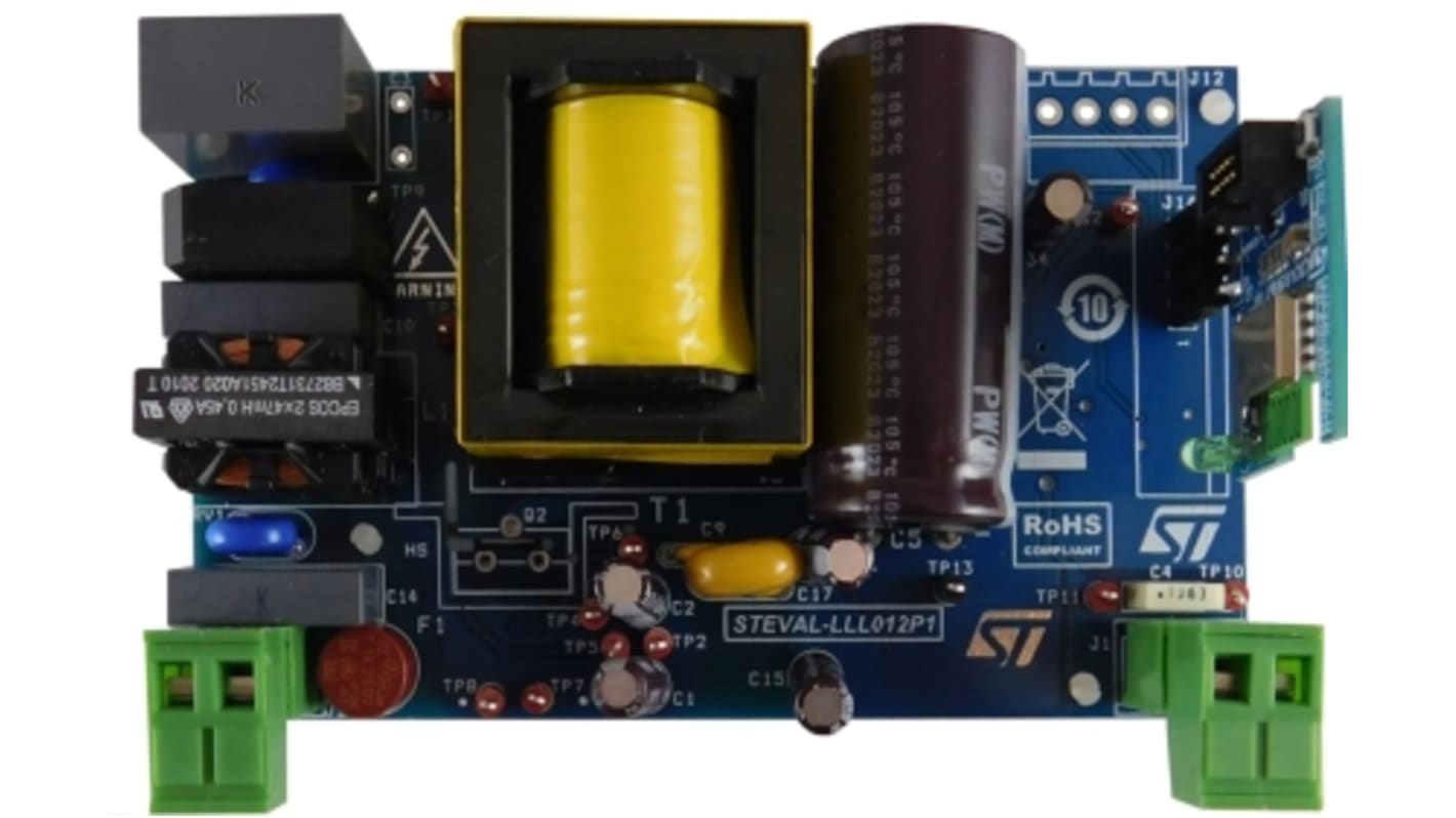 STMicroelectronics LED 驱动器评估测试板, STEVAL-LLL012V1, 用于stsw- LLL012FW