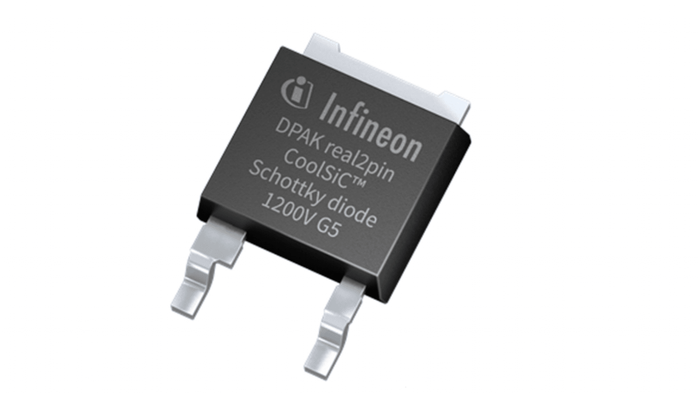 Infineon スイッチングダイオード, 18A, 1200V 表面実装, 2-Pin PG-TO252-2 SiCショットキー