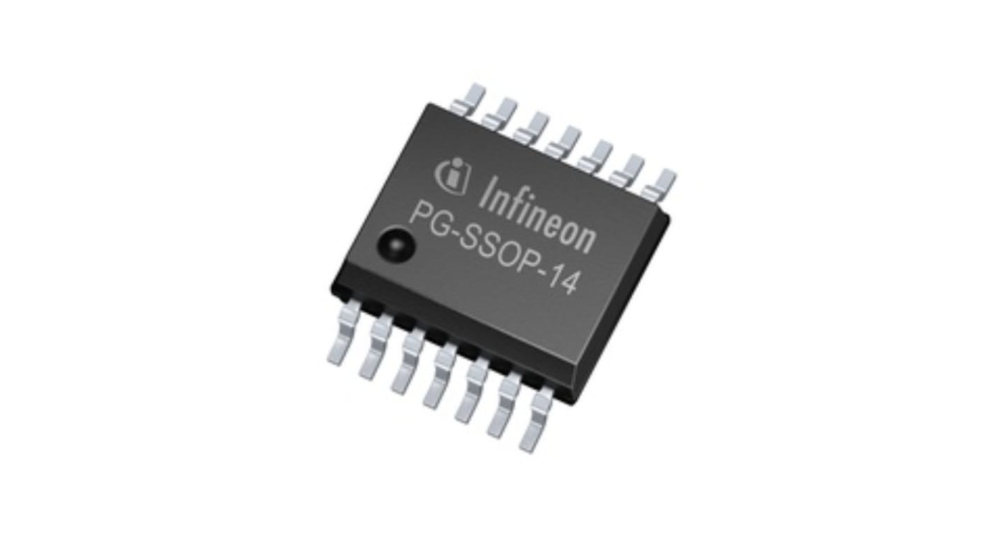 Infineon TLF50211ELXUMA2, Step Down DC-DC Converter, Selectable, 500mA 14-Pin, PG-SSOP-14