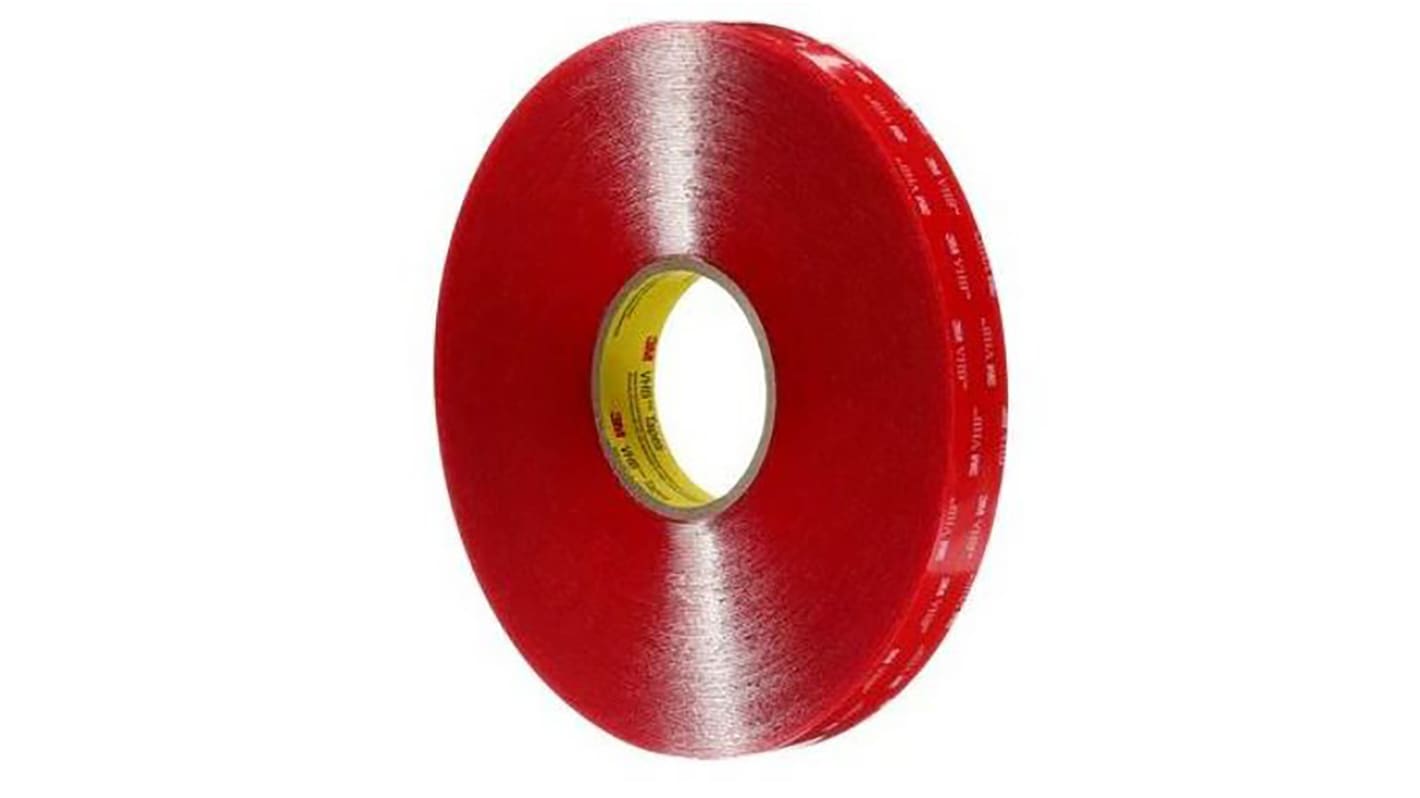 3M 4910, VHB™ Transparent Foam Tape, 19mm x 32.91m, 1mm Thick