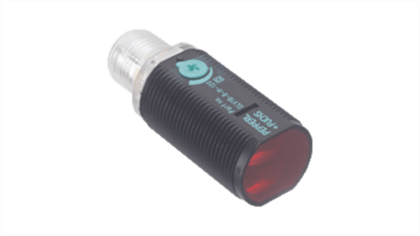 Rs-Online Sensore fotoelettrico Cilindrico Pepperl + Fuchs a soppressione di sfondo rilevamento 120 mm uscita 2 PNP