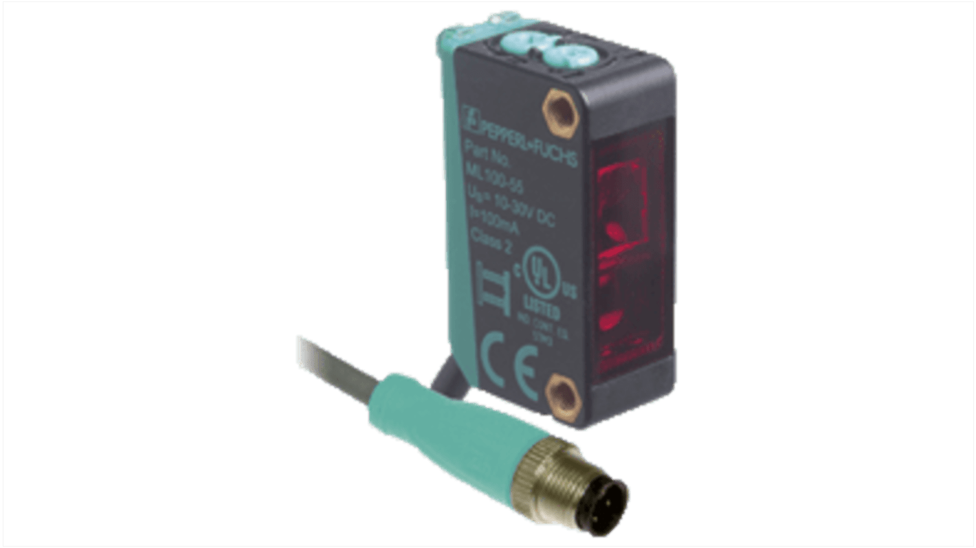 Rs-Online Sensore fotoelettrico Rettangolare Pepperl + Fuchs a retroriflessione rilevamento 5 m uscita PNP