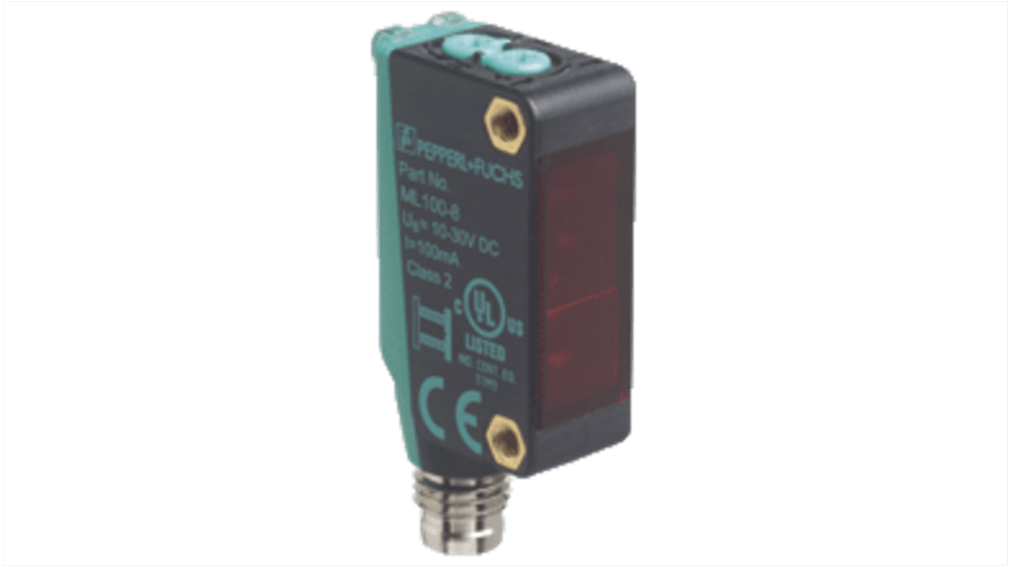 Rs-Online Sensore fotoelettrico Rettangolare Pepperl + Fuchs a soppressione di sfondo rilevamento 350 mm uscita PNP NO