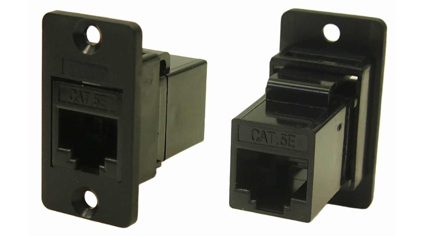 RS PRO RJ45超五类接口, 面板安装, 单口, 8P8C路