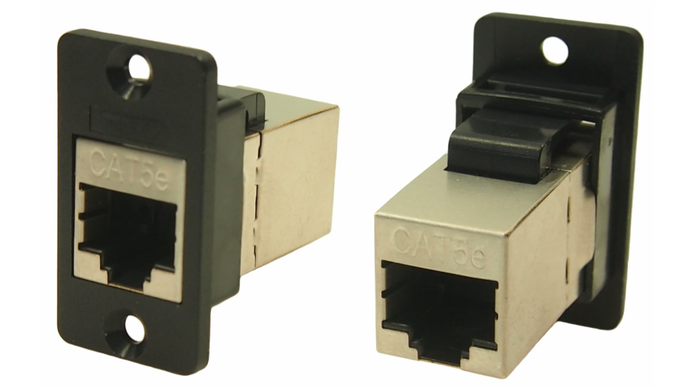 Conector RJ45 Cat5e Hembra RS PRO, de 8P8C vías, apantallado