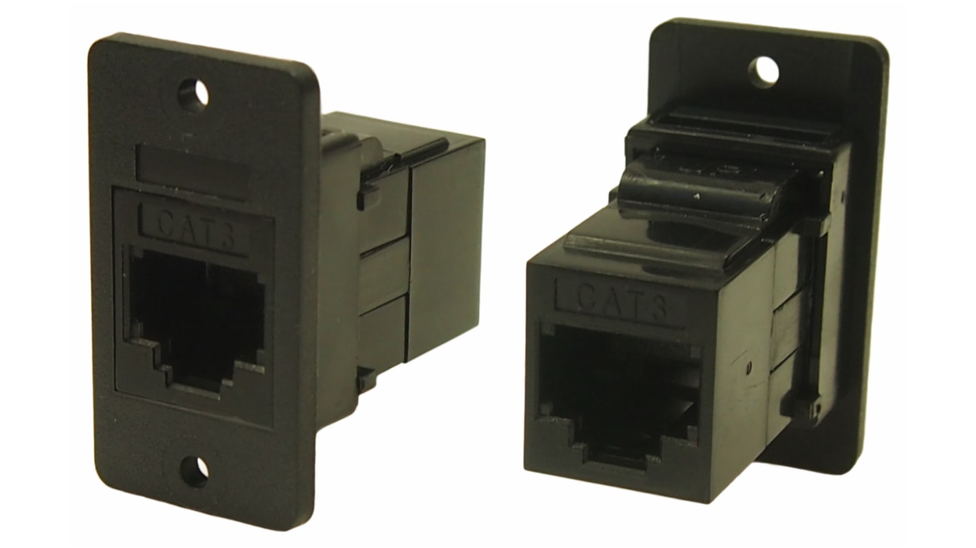 Connettore RJ11 Femmina RS PRO Cat3, 6P4C vie, Montaggio a pannello