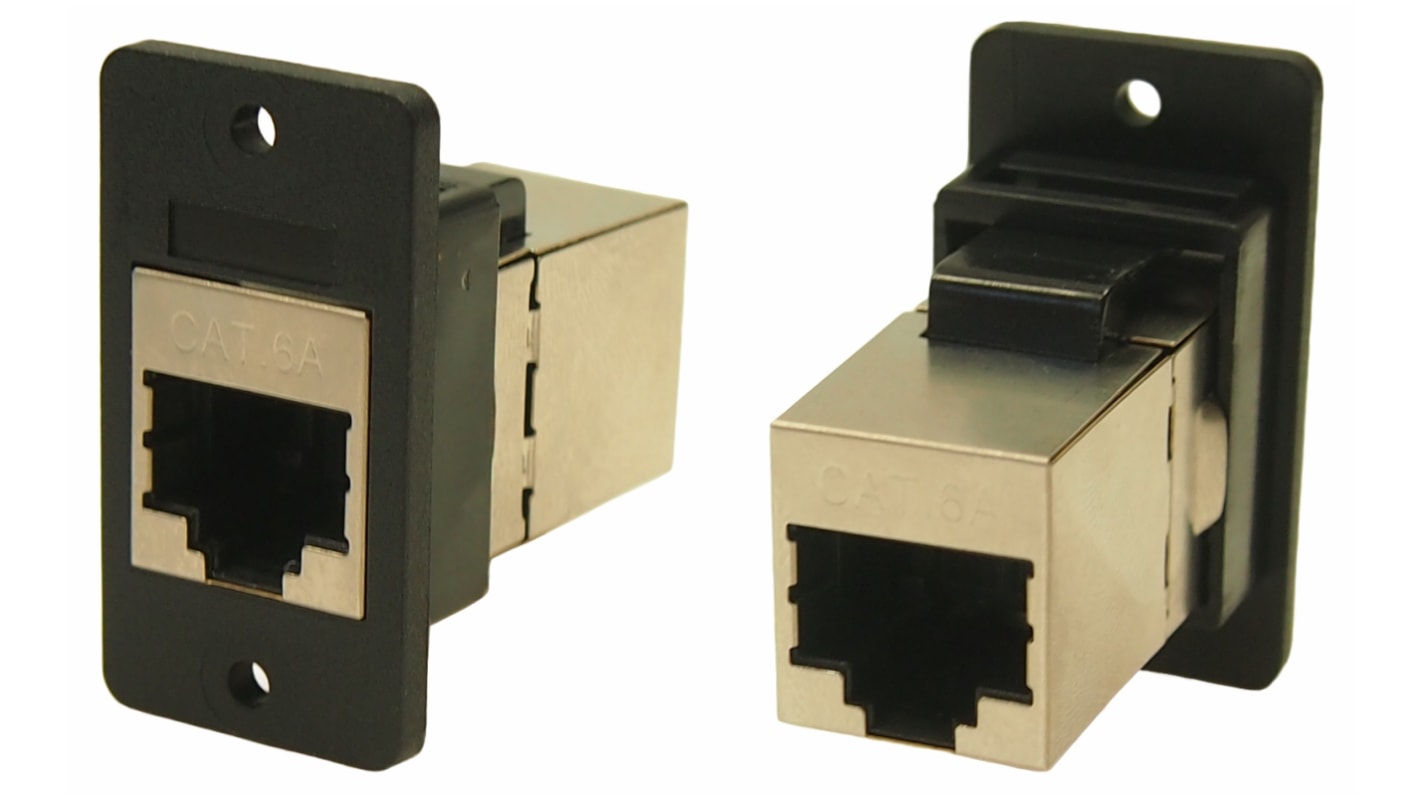 RS PRO RJ45超六类接口, 面板安装, 单口, 8P8C路