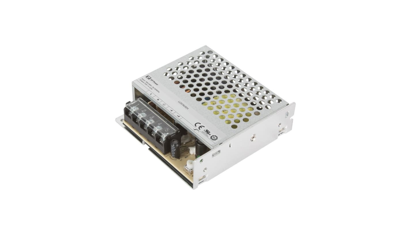 XP Power Switching Power Supply, LCS75US12, 12V dc, 6A, 72W, 1 Output, 85 → 264 V ac, 120 → 373 V dc