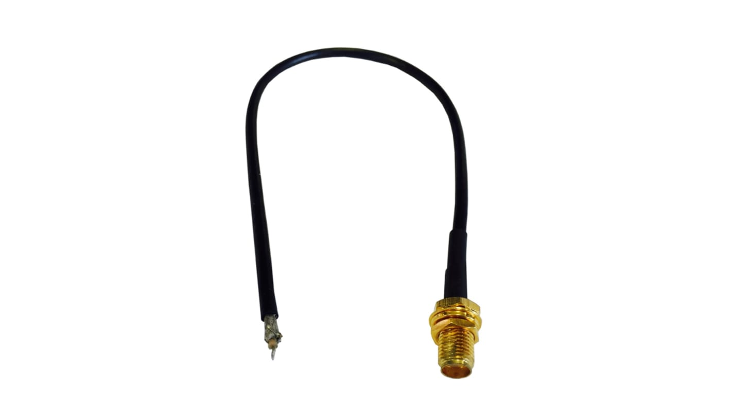 RF Solutions Female SMA to Unterminated, 200mm, RG174 Coaxial, Terminated50 Ω