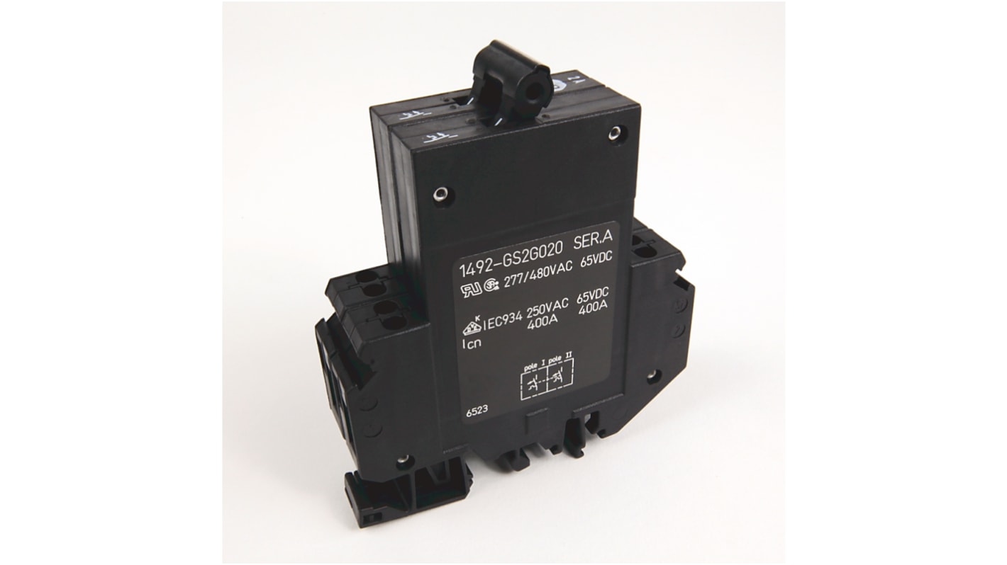 Allen Bradley 1492-GS 1492-GS MCB, 2P, 6A, Type G
