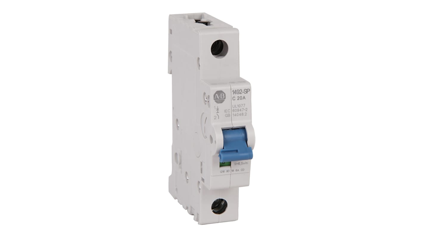 Rockwell Automation 1492-SP 1492-SPM MCB, 1P, 7A Curve D