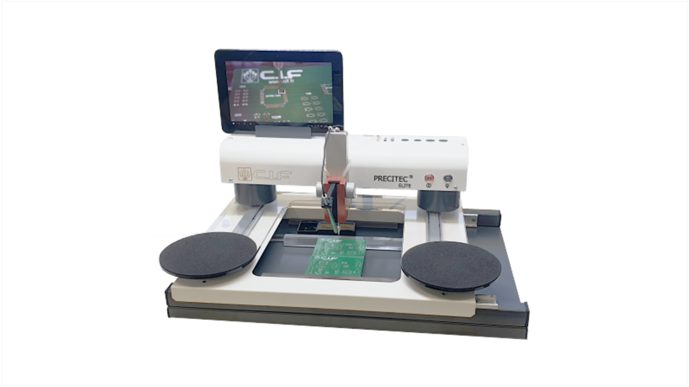 Machine bras-transfert, taille de carte admissible 300 x 500mm PRECITEC ELITE