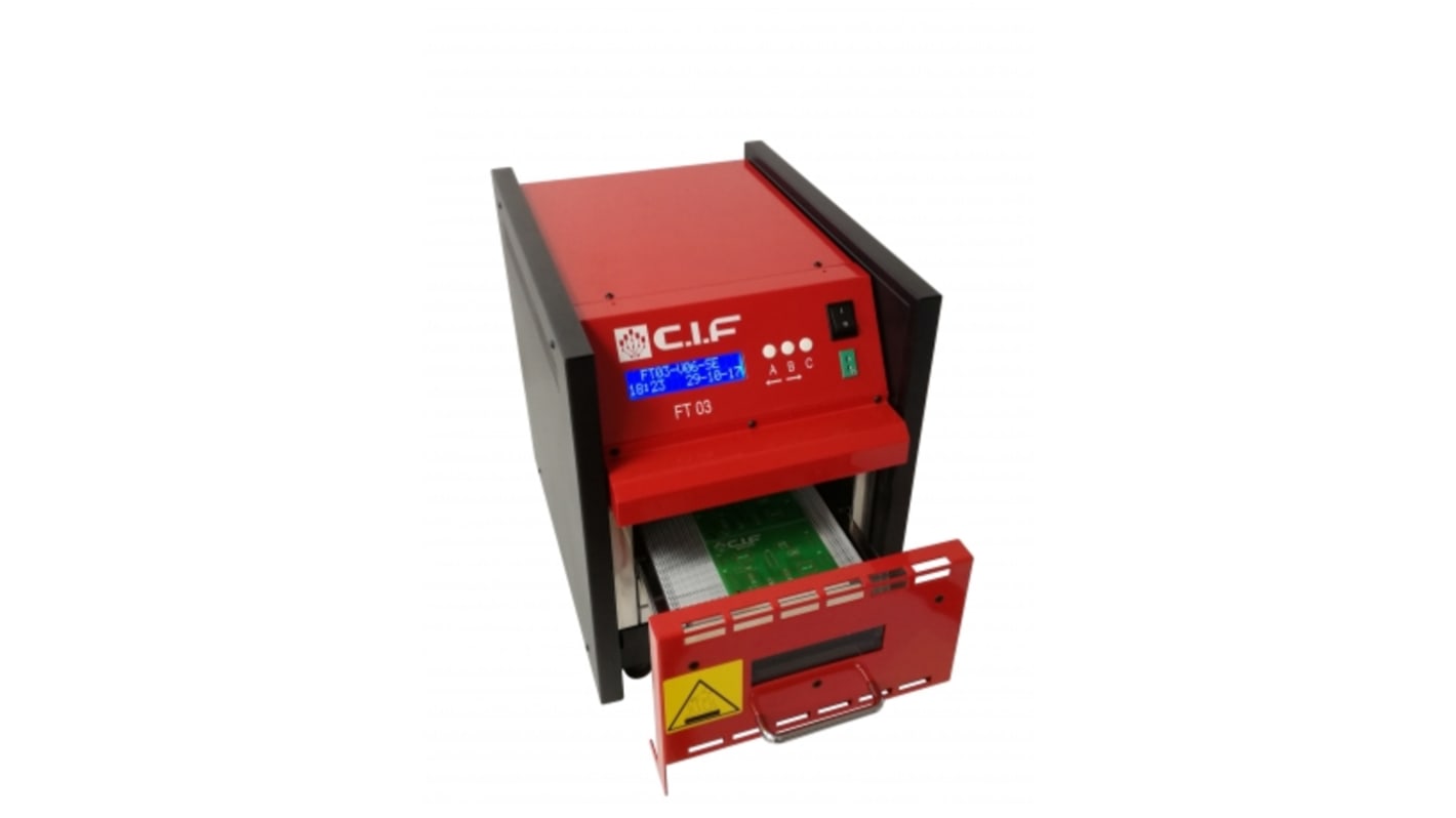 CIF Reflow Ofen bis +300°C 300 x 420 x 385mm, Fläche 190 x 290mm