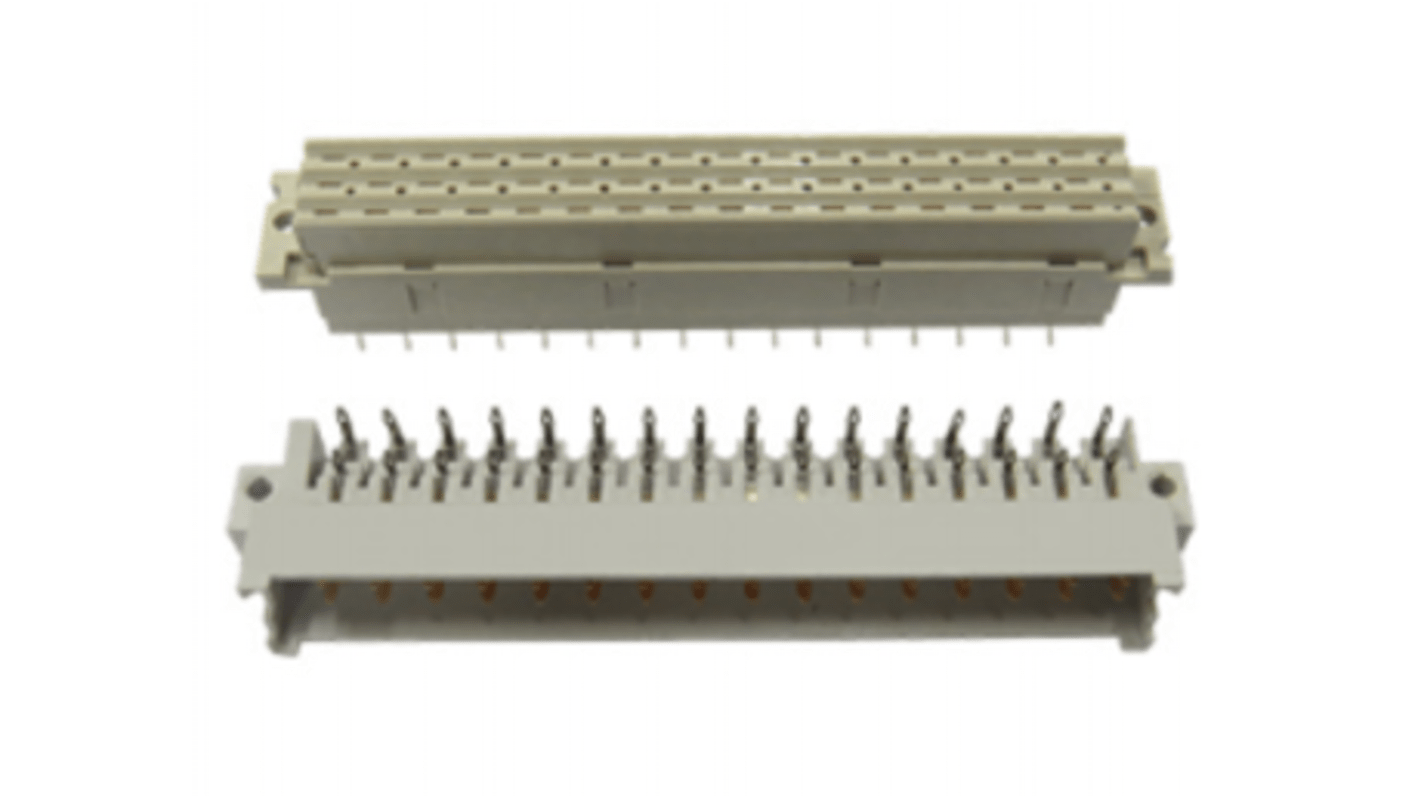 Amphenol ICC DIN 41612 15 Way 5.08mm Pitch, Type H, Vertical DIN 41612 Connector, Socket