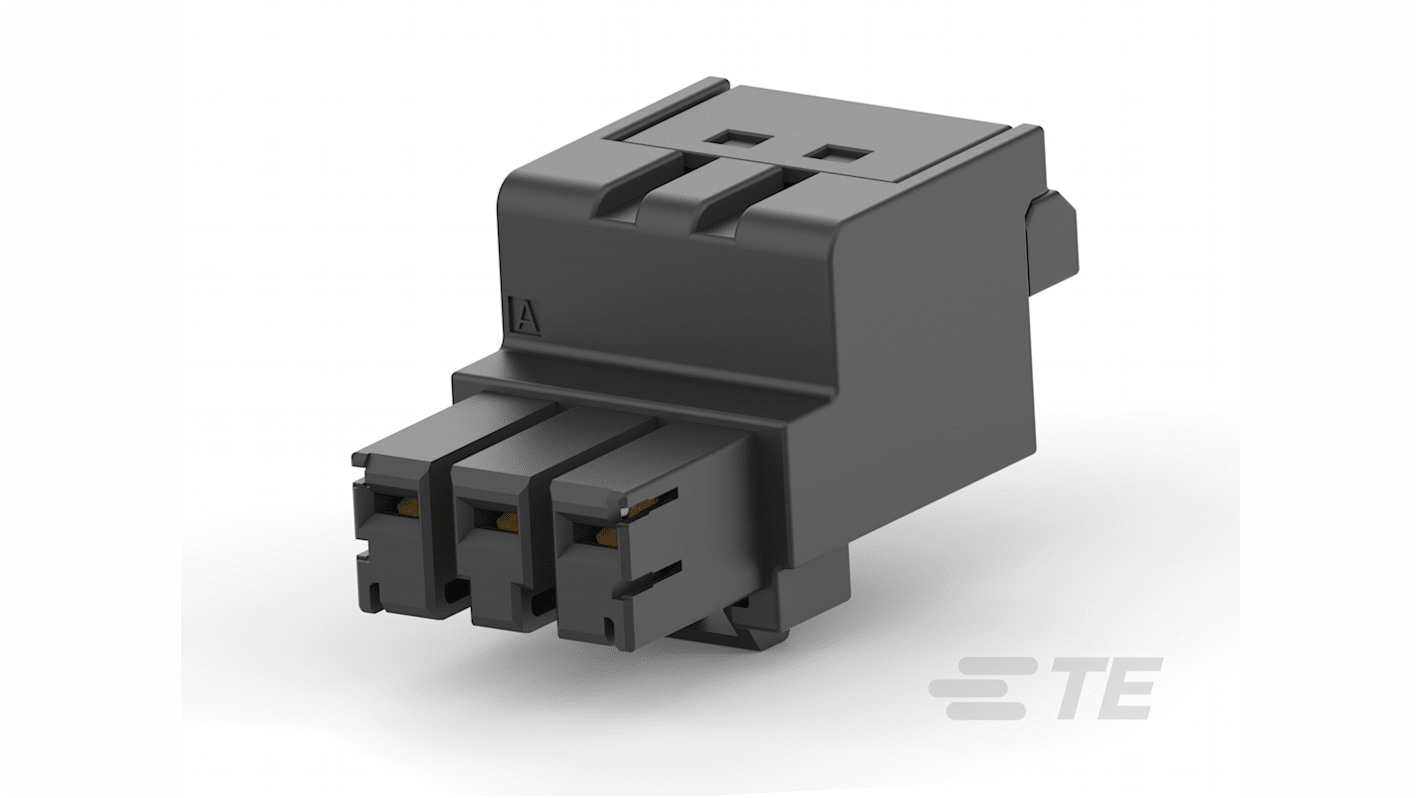 TE Connectivity, 5mm Pitch, D-2970 Dynamic, 3 Way, Pluggable Terminal Block, Plug, Plug-In, 2336488-3