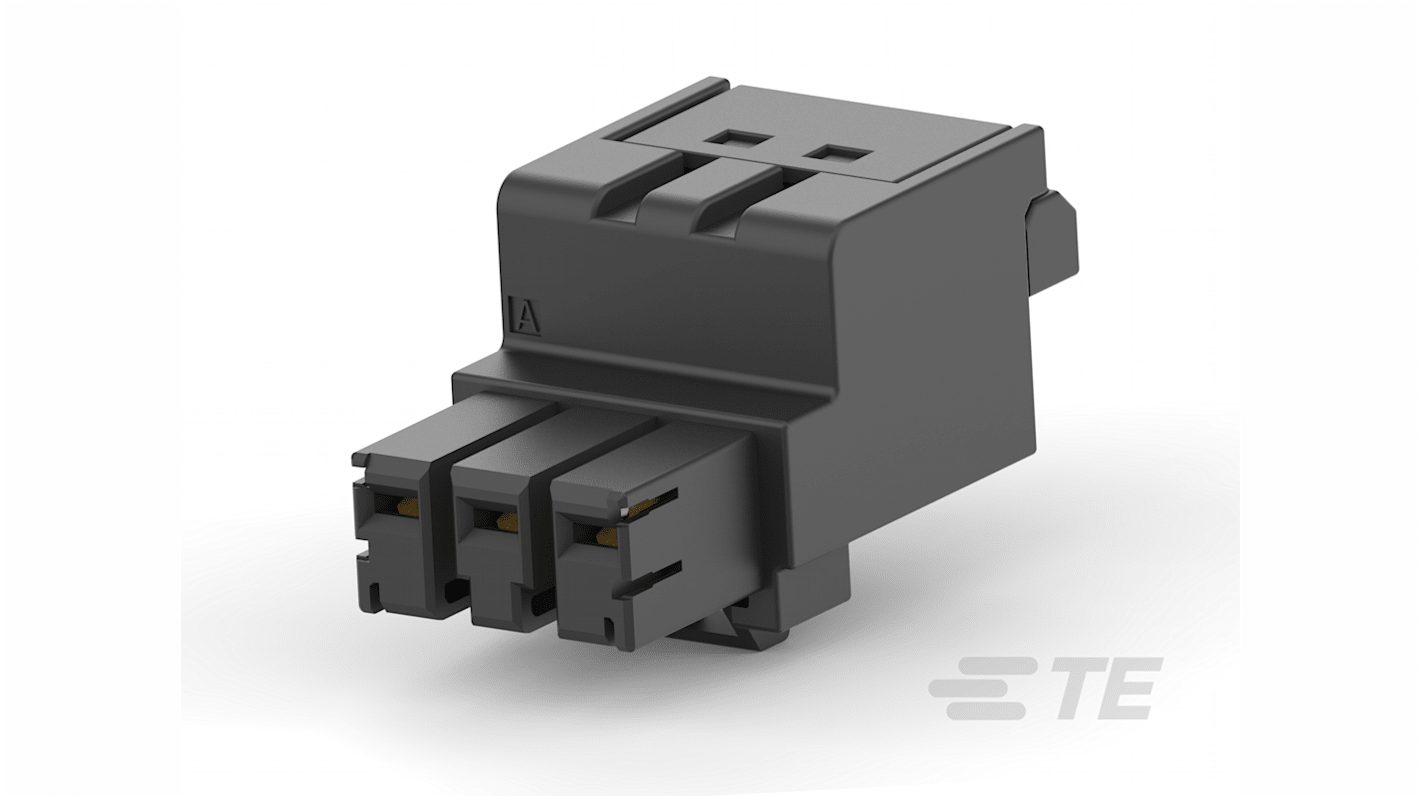 TE Connectivity D-2970 Dynamic Steckbarer Klemmenblock Steckverbinder 3-Kontakte 5mm-Raster