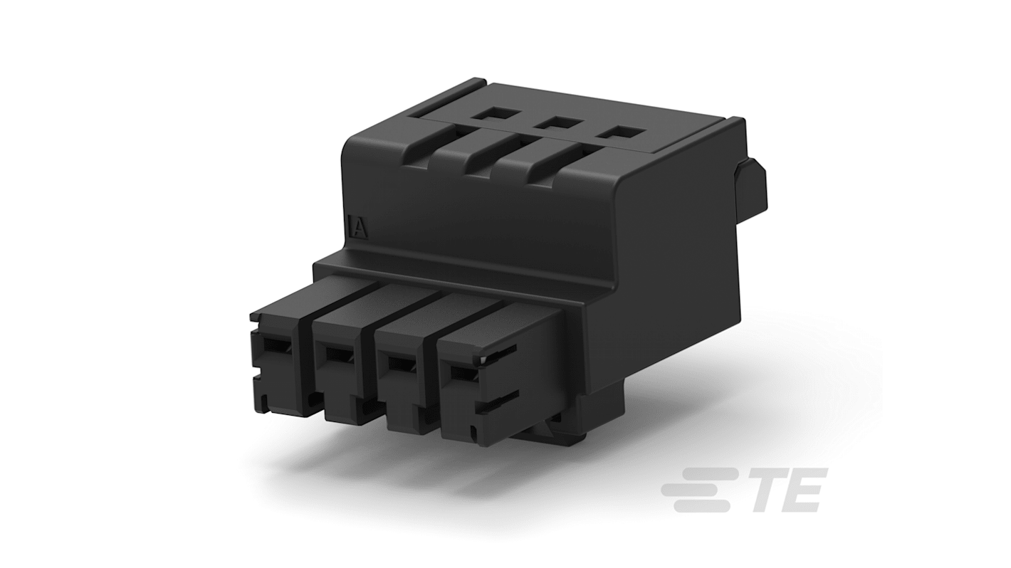 TE Connectivity, 5mm Pitch, D-2970 Dynamic, 4 Way, Pluggable Terminal Block, Plug, Plug-In, 2336488-4