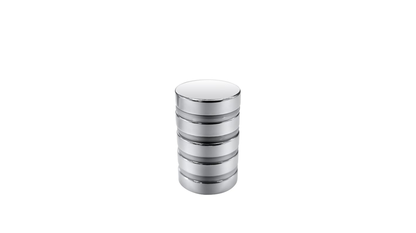RS PRO Neodymium Magnet 6.51kg, Width 20mm