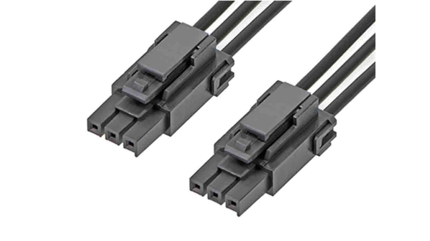 Molex 3 Way Female Ultra-Fit to 3 Way Female Ultra-Fit Wire to Board Cable, 600mm