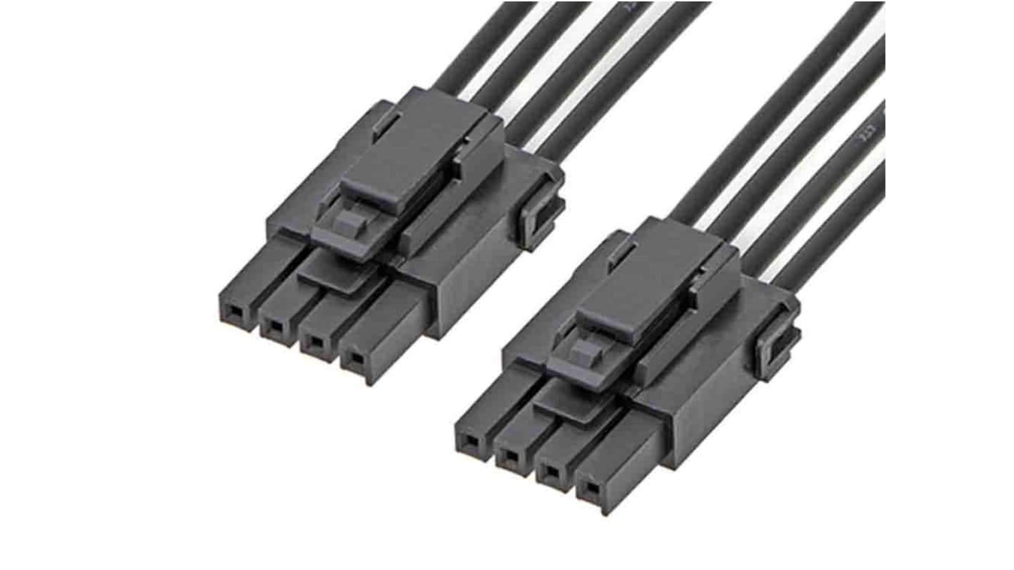 Molex 4 Way Female Ultra-Fit to 4 Way Female Ultra-Fit Wire to Board Cable, 300mm