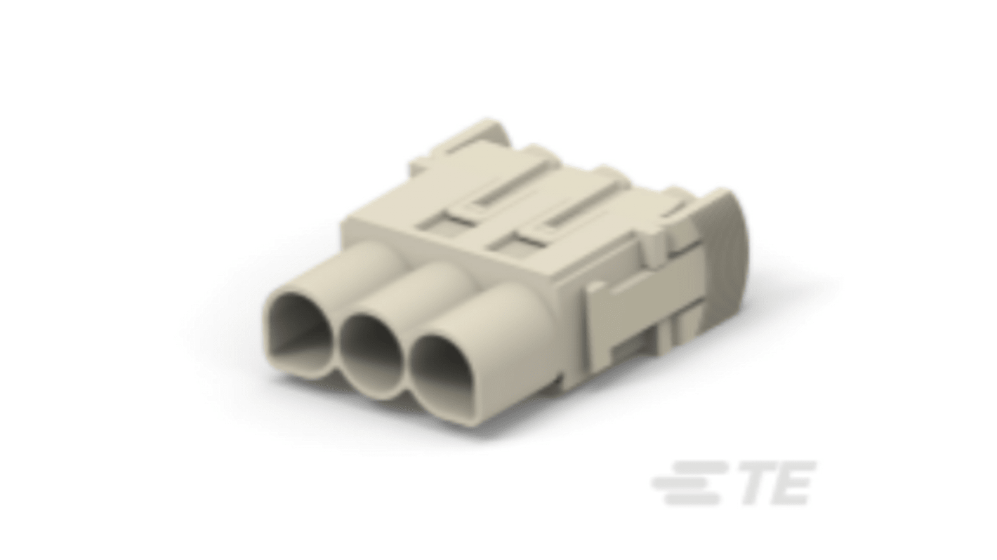 TE Connectivity Module Insert, 3 Way, 1.2A, Female, HMN-D3, Panel Mount, 30 V