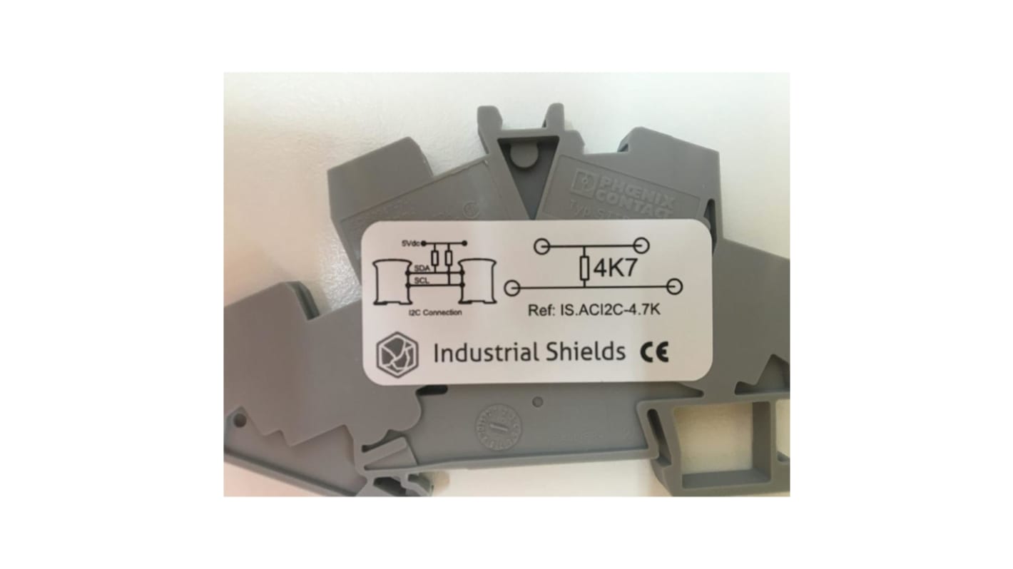 Industrial Shields Terminal Block for Use with I2C connectivity