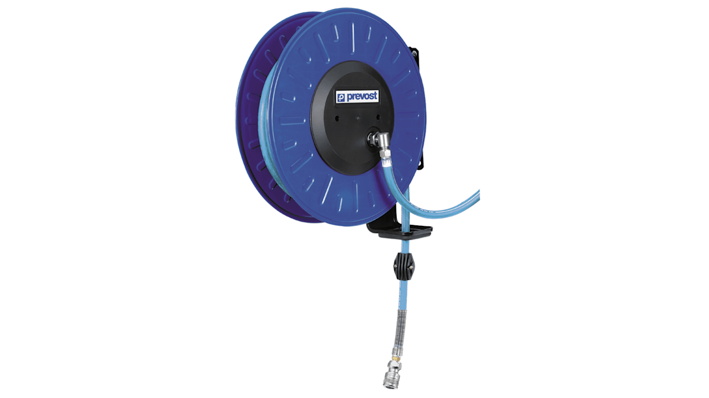 PREVOST 1 in G 19x28mm Hose Reel 10 bar 20m Length, Wall Mounting