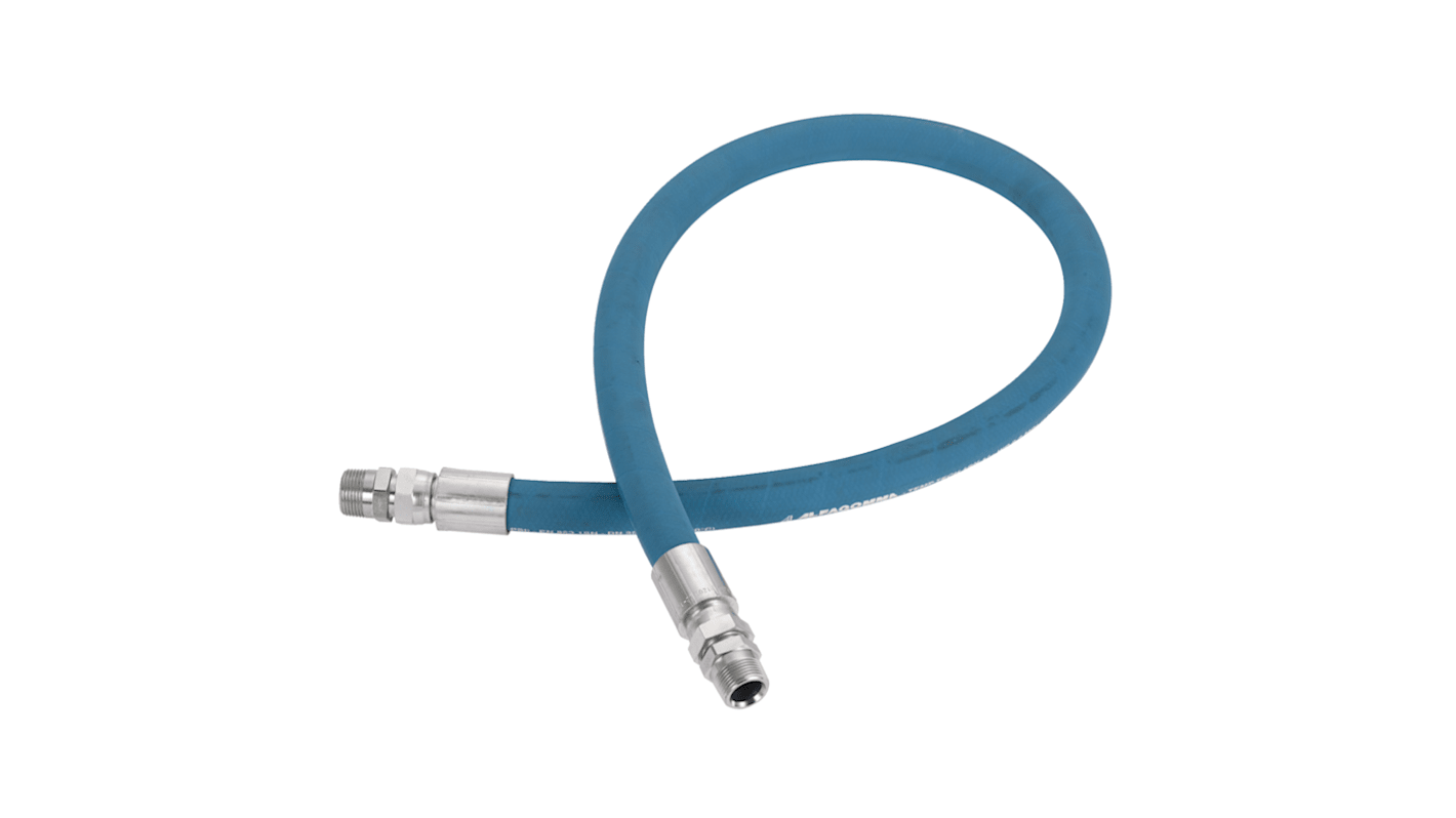 PREVOST 63 bar Blue Rubber Flexible Hose, 41.9mm outer diameter, 2.2m