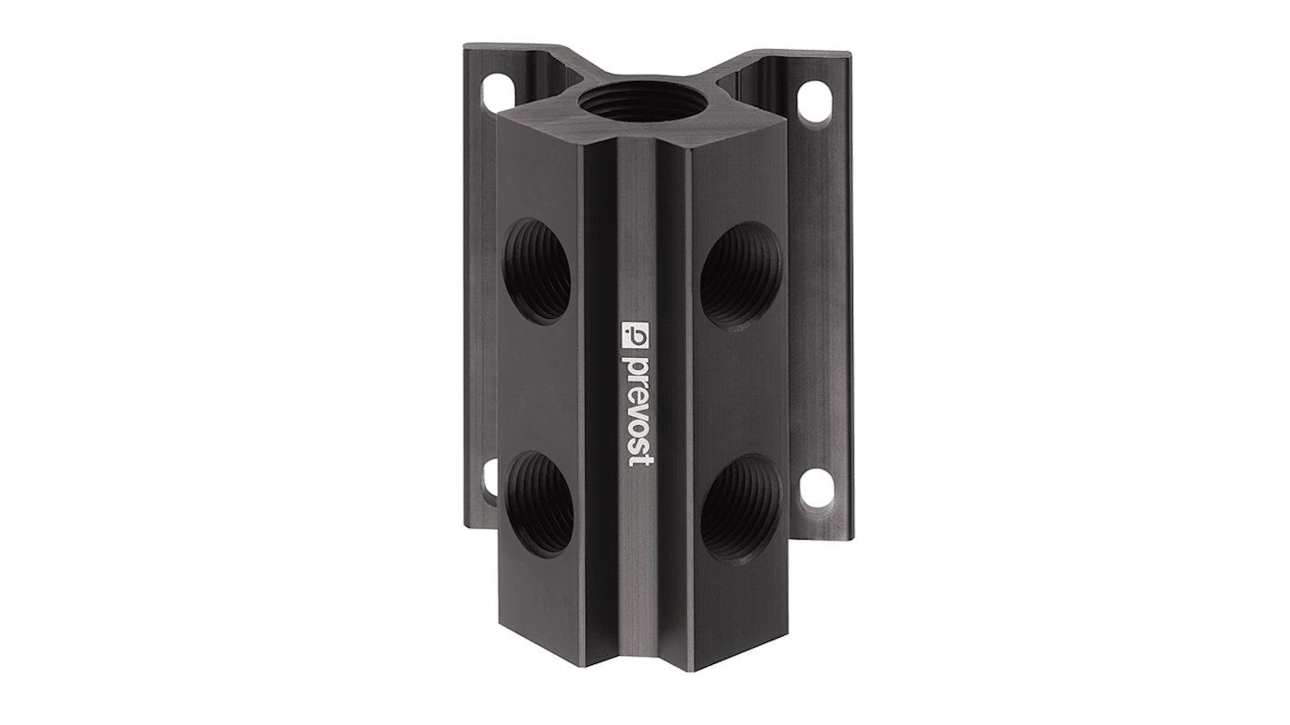 PREVOST FEMALE THREAD DOUBLE WALL BRACKET