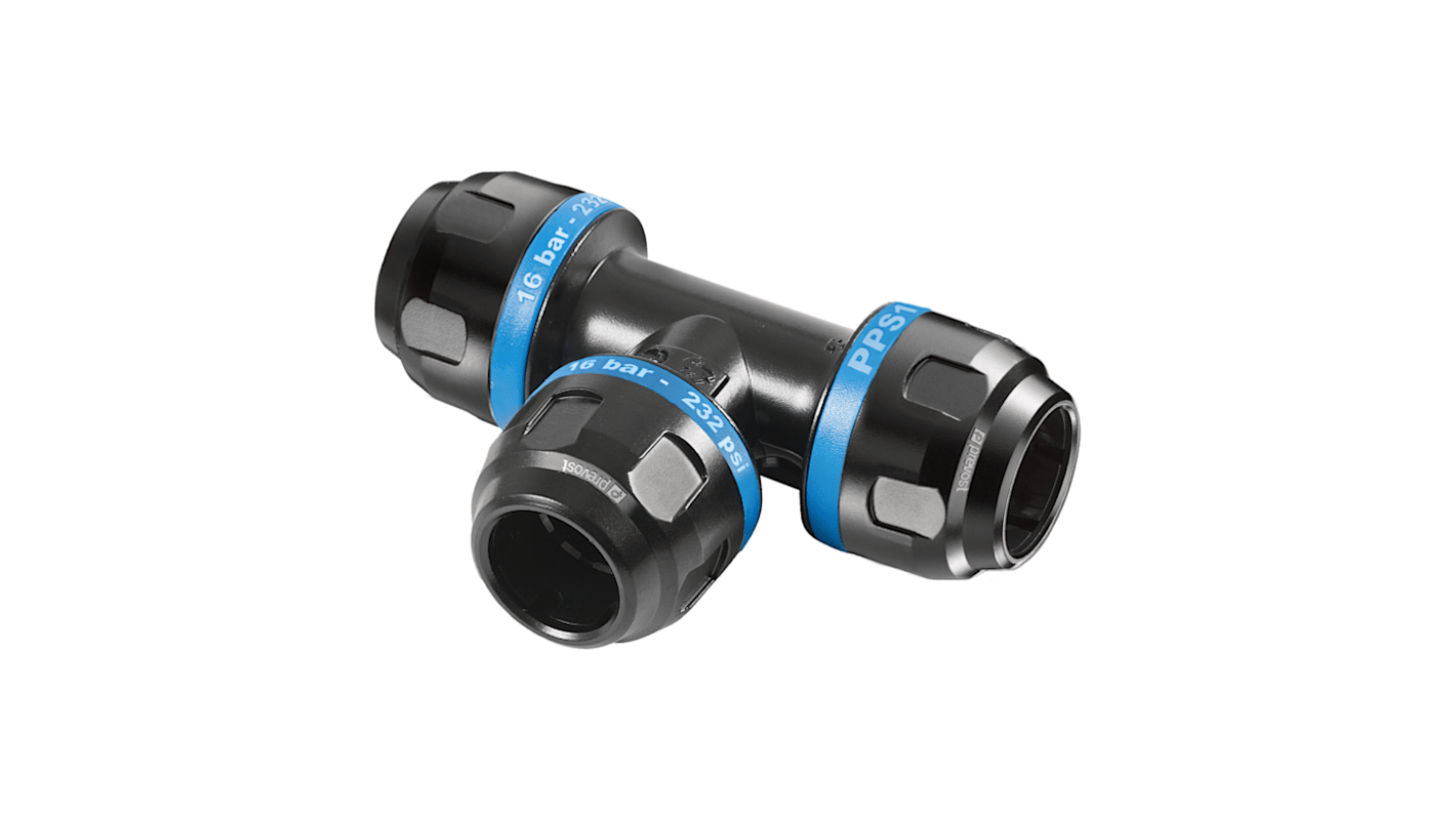 PREVOST 16bar Aluminium Equal Tee, 40mm outside diameter
