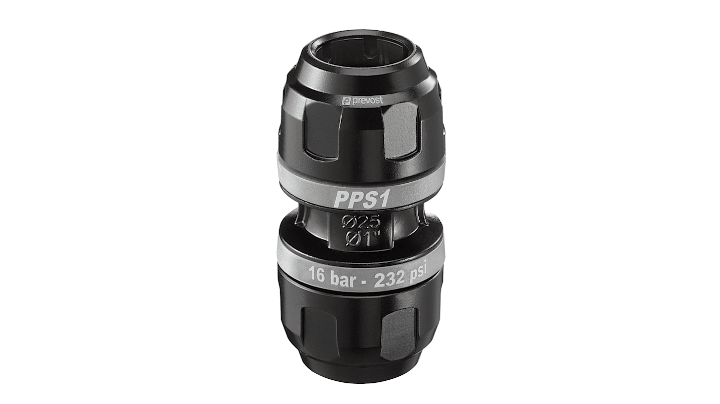 PREVOST 16bar Aluminium Equal Sliding Union, 32mm outside diameter