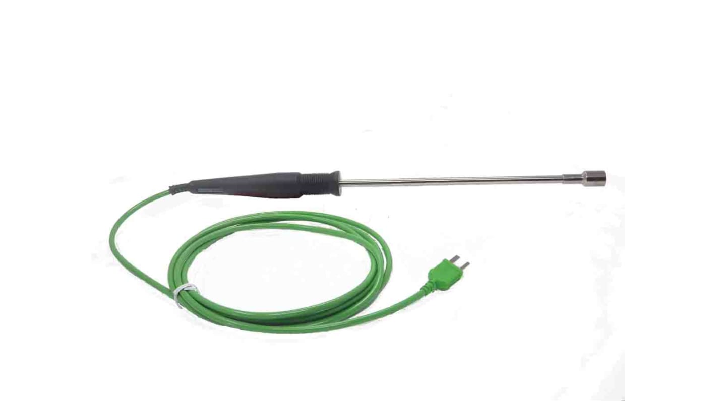 RS PRO K Immersion, Surface Temperature Probe, 200mm Length, 6mm Diameter, 250 °C Max
