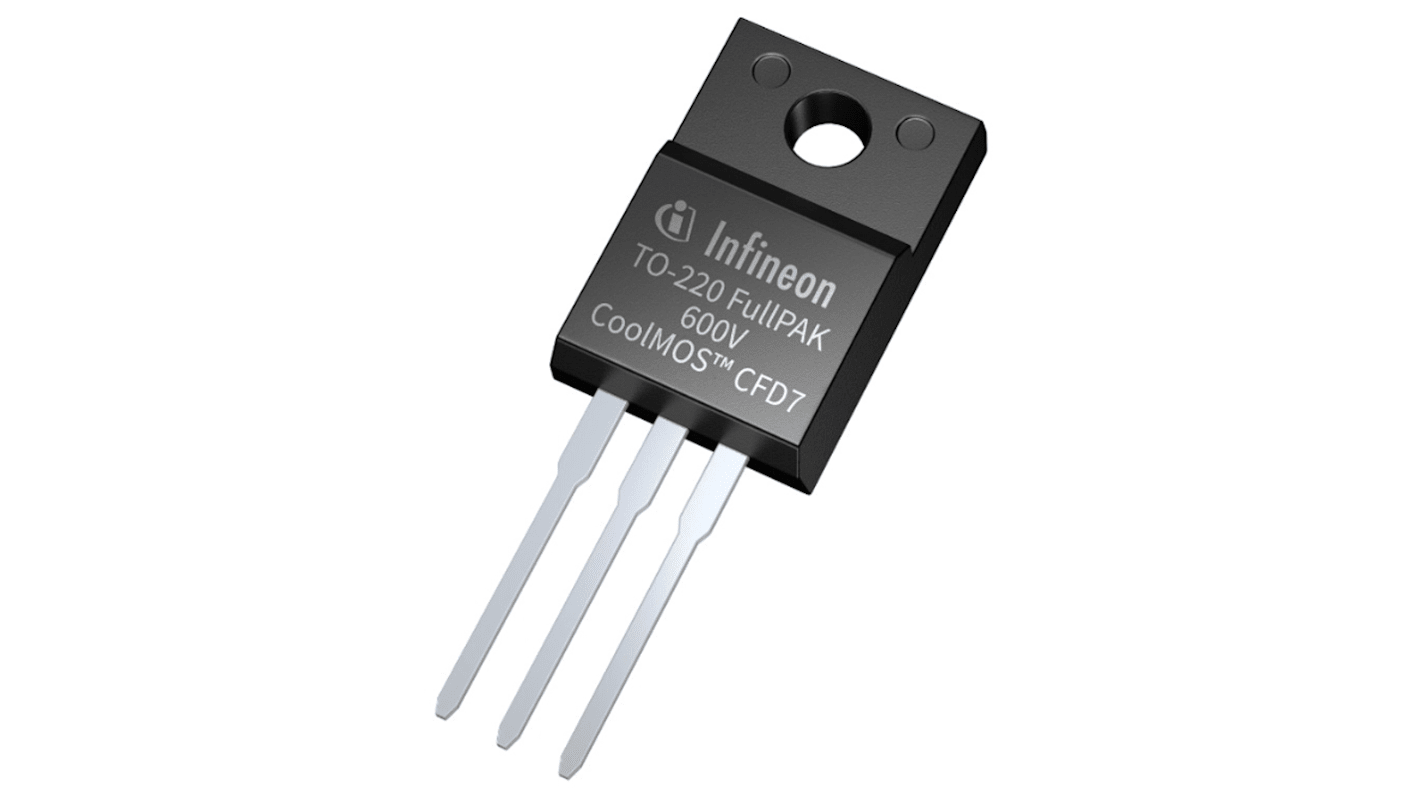 MOSFET, 2 elem/chip, 31 A, 650 V, 3-tüskés, TO-247 CoolMOS™ CFD7