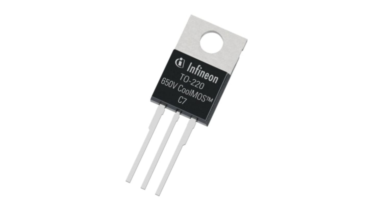 Infineon CoolMOS™ N-Channel MOSFET, 41 A, 700 V, 3-Pin TO-220 IPP65R225C7XKSA1