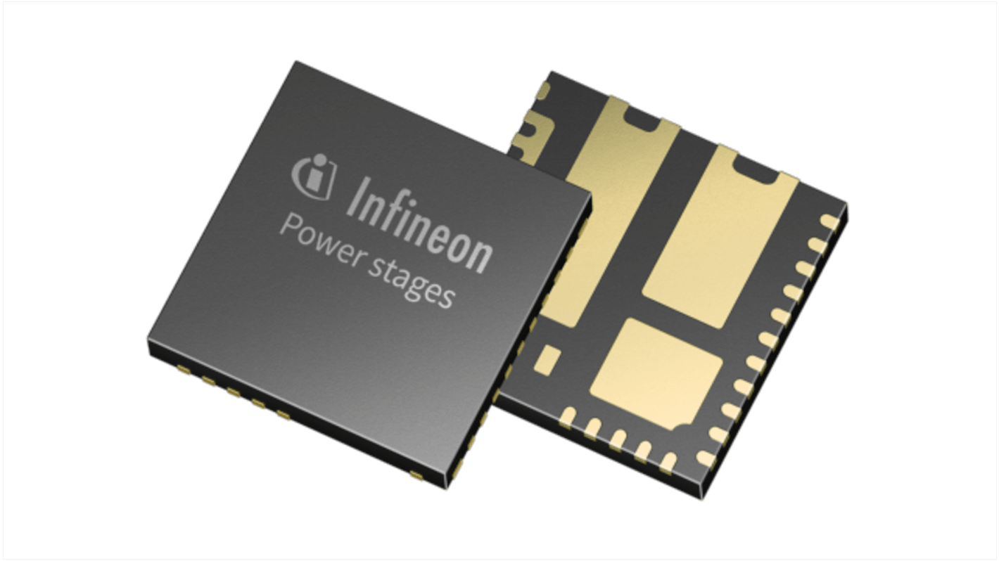 Infineon MOSFET驱动器, PQFN, 41针, 4.25 → 16V电源, 70 A输出