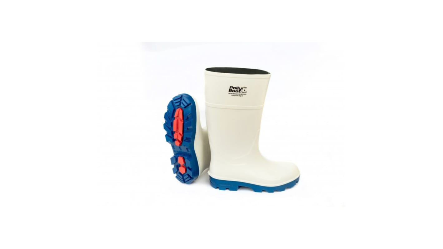 Pollyboot Steel Toe Capped Unisex Safety Boot, UK 10, EU 44