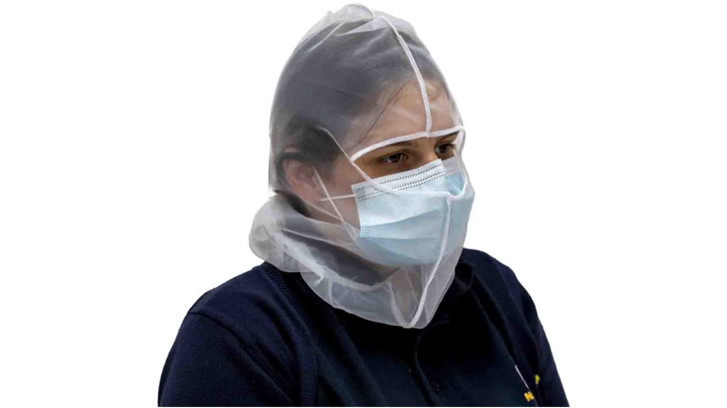 Aburnet MEYEL/B11WR White No Nylon Protective Hood
