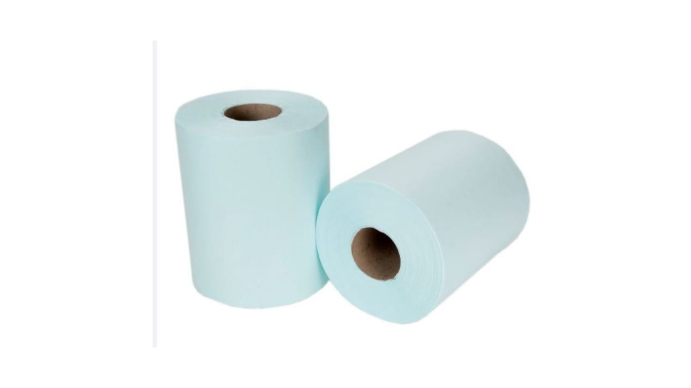 Steadfast Harrison Wipes Rolled Turquoise Paper Towel, 240 x 250mm, 450 Sheets