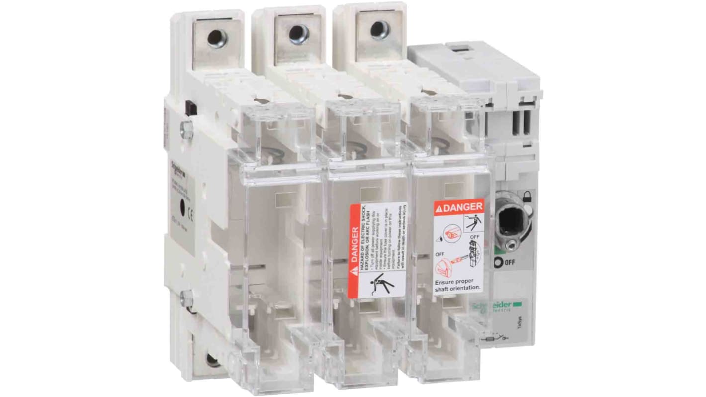 Schneider Electric GS2Q Sicherungstrennschalter 3-polig, 400A, 400A, 3 Schließer, TeSys, 2 Sicherungsgröße