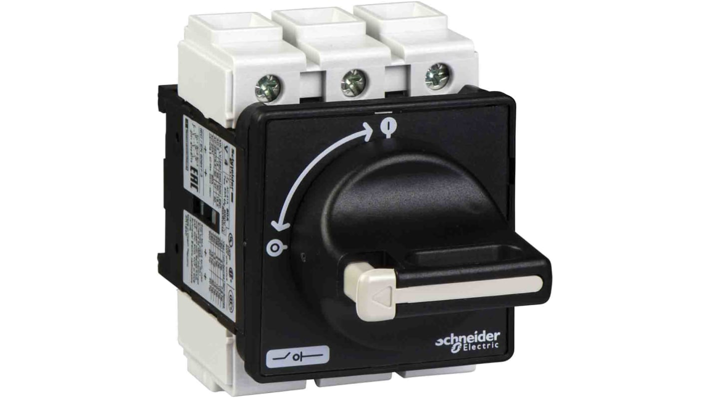Schneider Electric 3P Pole Switch Disconnector - 80A Maximum Current, 30kW Power Rating, IP65