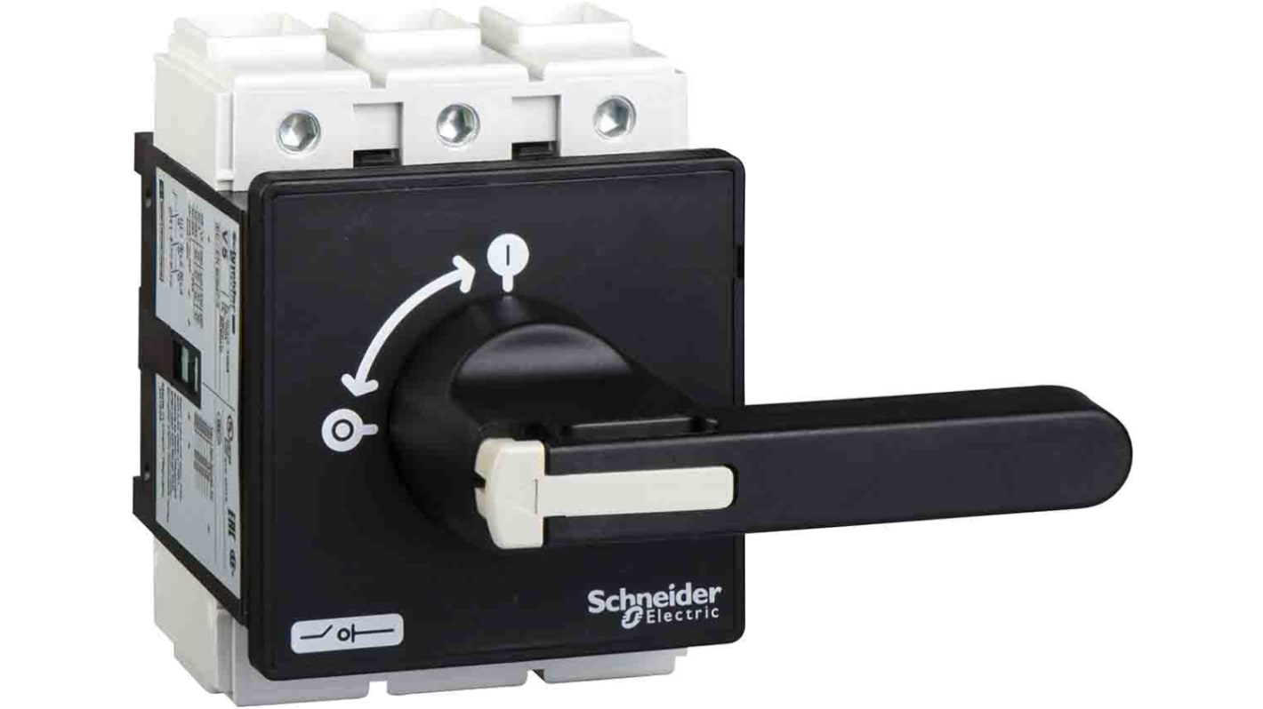 Schneider Electric 3P Pole Switch Disconnector - 125A Maximum Current, 7.5kW Power Rating, IP65