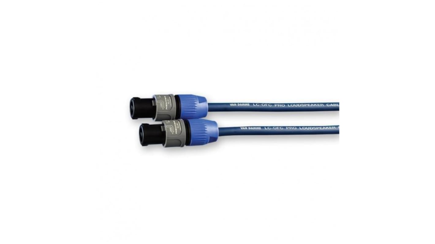 Van Damme 2 Core, 1.5 mm² CSA, 6.5mm od, 20m, Blue